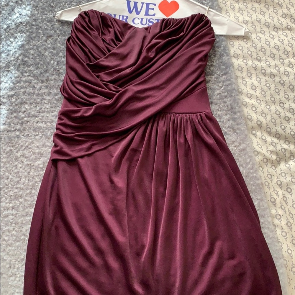 Marroon dress